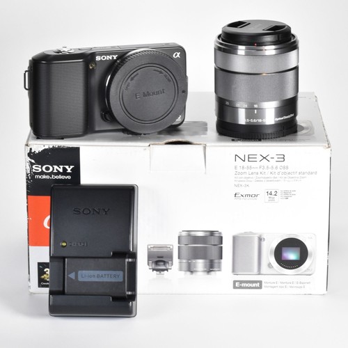 Sony nex mirror less digital - sony, nex-3