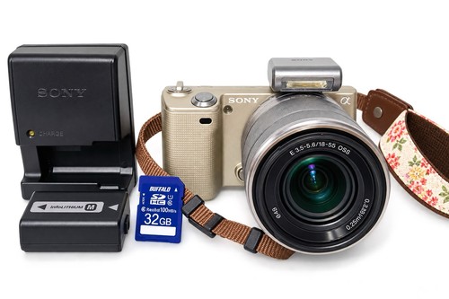 Sony nex gold mirrorless - gold,