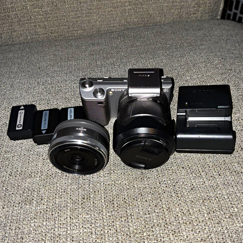 Sony alpha nex 2mp silver - nex-5, 14.2mp