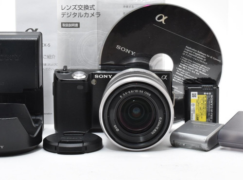 Sony alpha nex black - alpha, nex-5